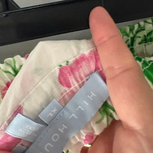 Hill House The Paz Rose Spring Floral Elastic Waist Mini Skirt - Picture 5 of 7